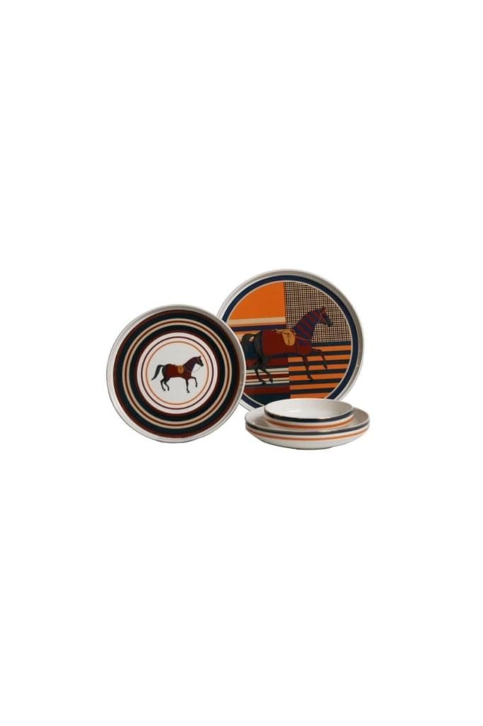 Lucky Art Lyxı 014 Miriam 24 Parça Bone Yemek Takımı