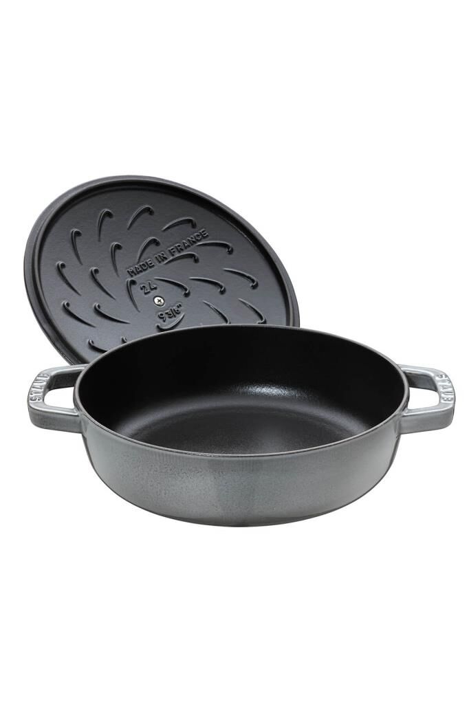 Staub La Cocotte Sote Tenceresi Chistera | Döküm Demir | 24 Cm | Grafit Gri