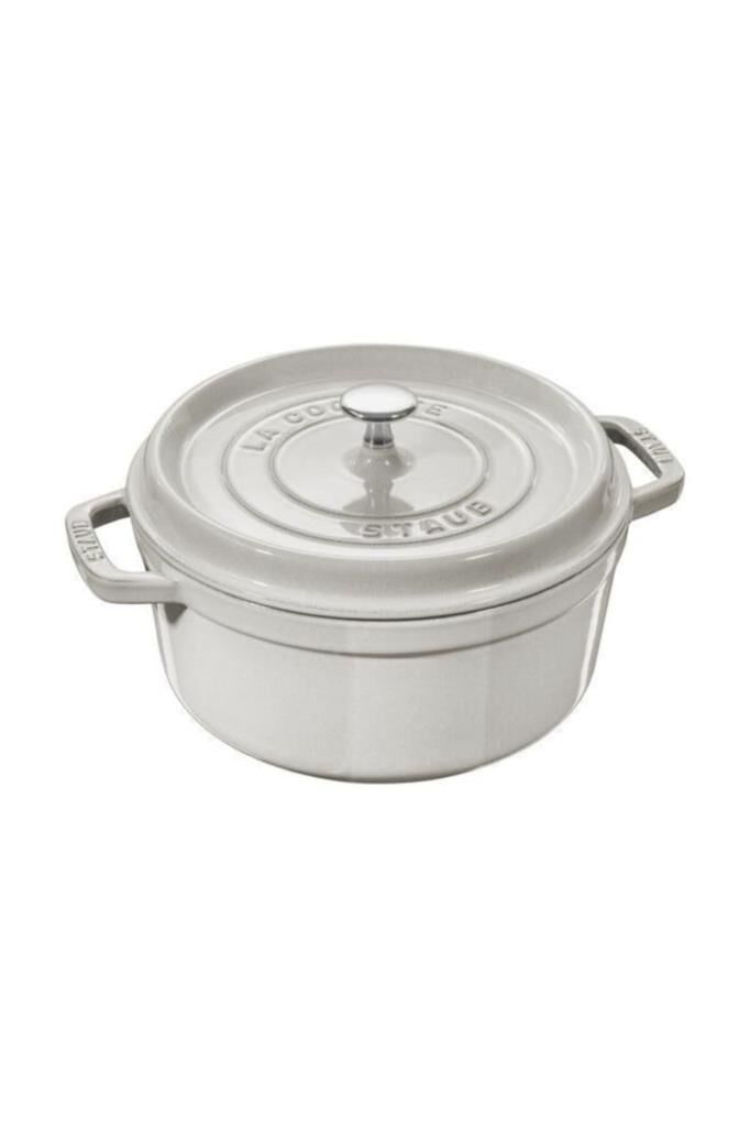 Staub La Cocotte Döküm Tencere | Trüf Beyazı | 24 Cm | 3,8 L | Yuvarlak