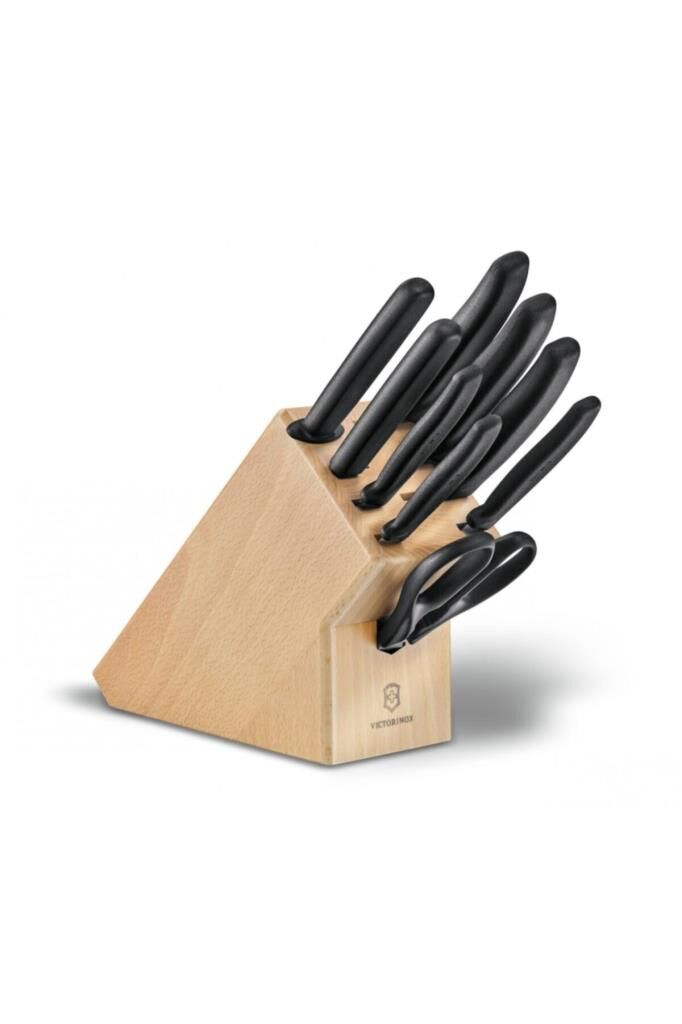 Victorinox Swiss Classic 9 Parça Ahşap Korumalı Blok Set