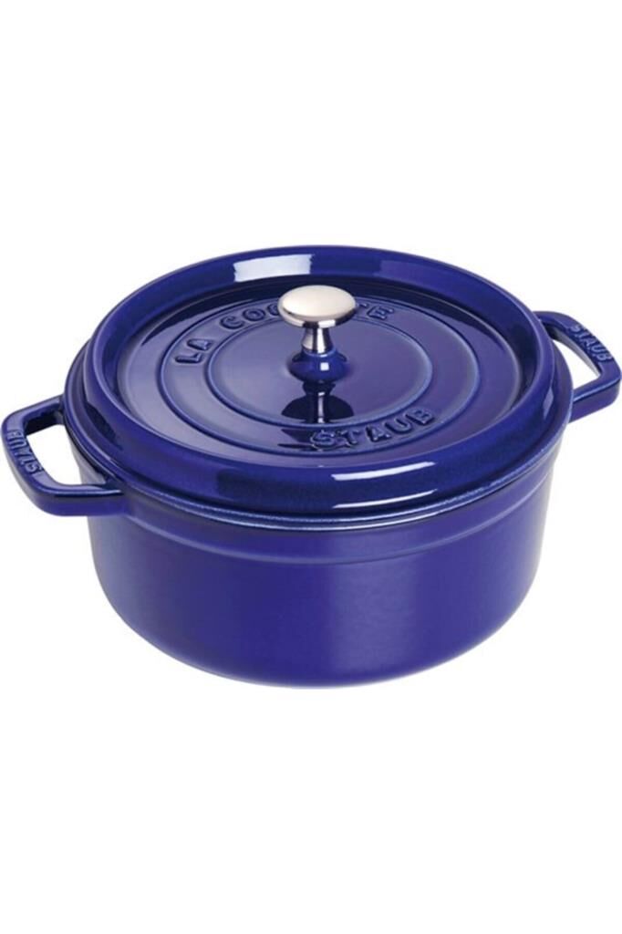 Staub La Cocotte Döküm Tencere | Koyu Mavi | 24 Cm | 3,8 L | Yuvarlak