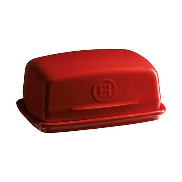 Emile Henry Tereyağlık Dikdörtgen 400 Ml Kırmızı/Burgundy -340225