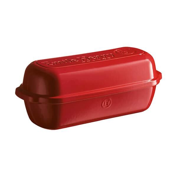 Emile Henry Ekmek/Fırın Kabı Dikdörtgen 39 X 16 Cm Kırmızı/Burgundy -345503