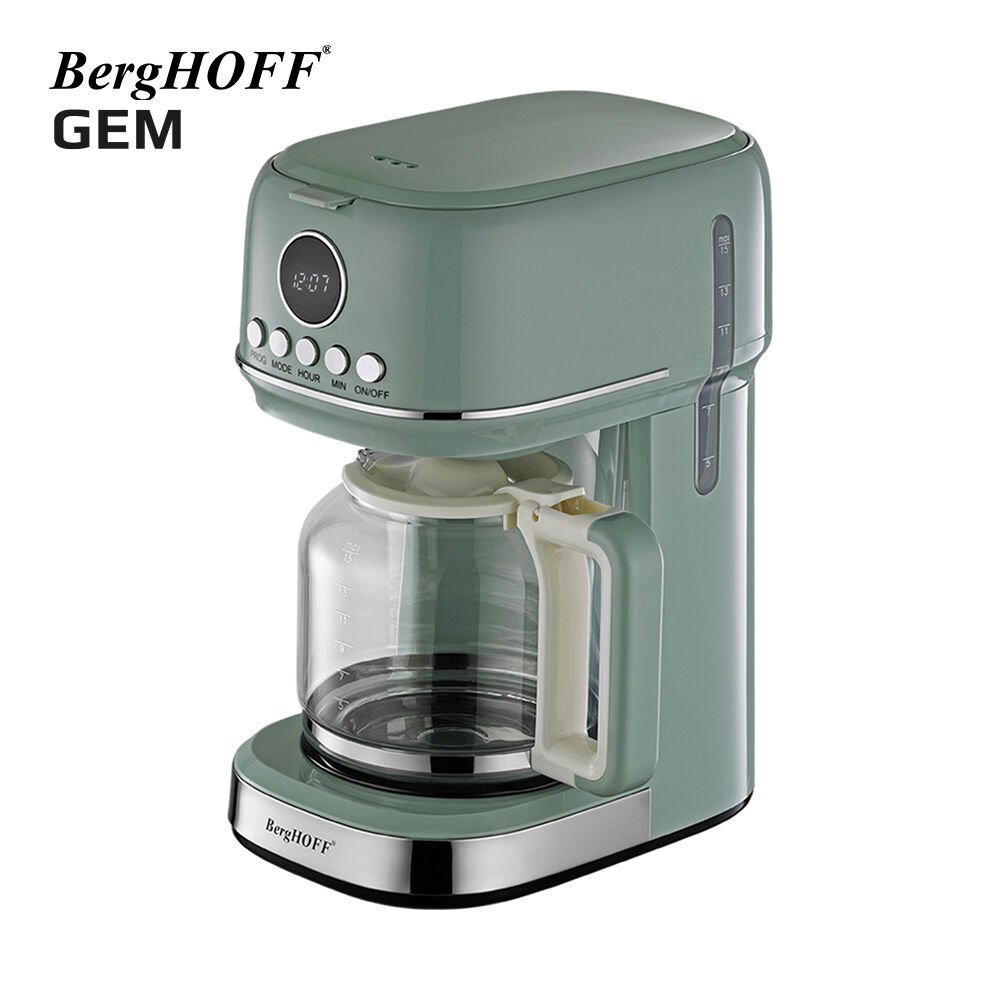 BergHOFF GEM RETRO 15 bardak Mint Yeşil Filtre Kahve Makinesi