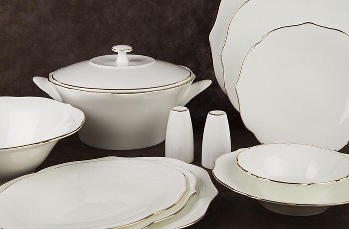 Mikasa Moor Bellini Gold Yemek Takımı 74 Parça 12 Kişilik