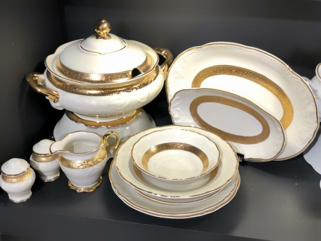 Jeremy Gold 72 Parça Yemek Takımı