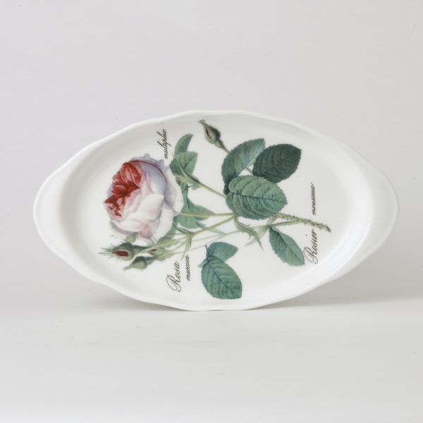Roy Kirkham Redoute Rose Oval Kayık Servis
( 25.5X14 )