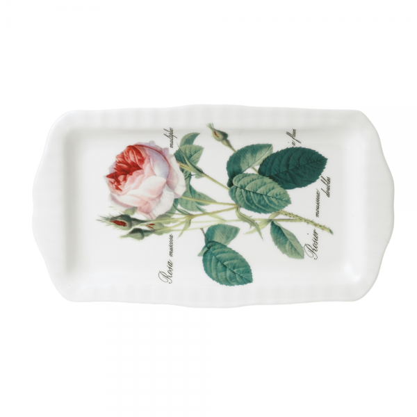 Roy Kirkham Redoute Rose Dikdörtgen Kayık Servis
( 29.5X16.5 )