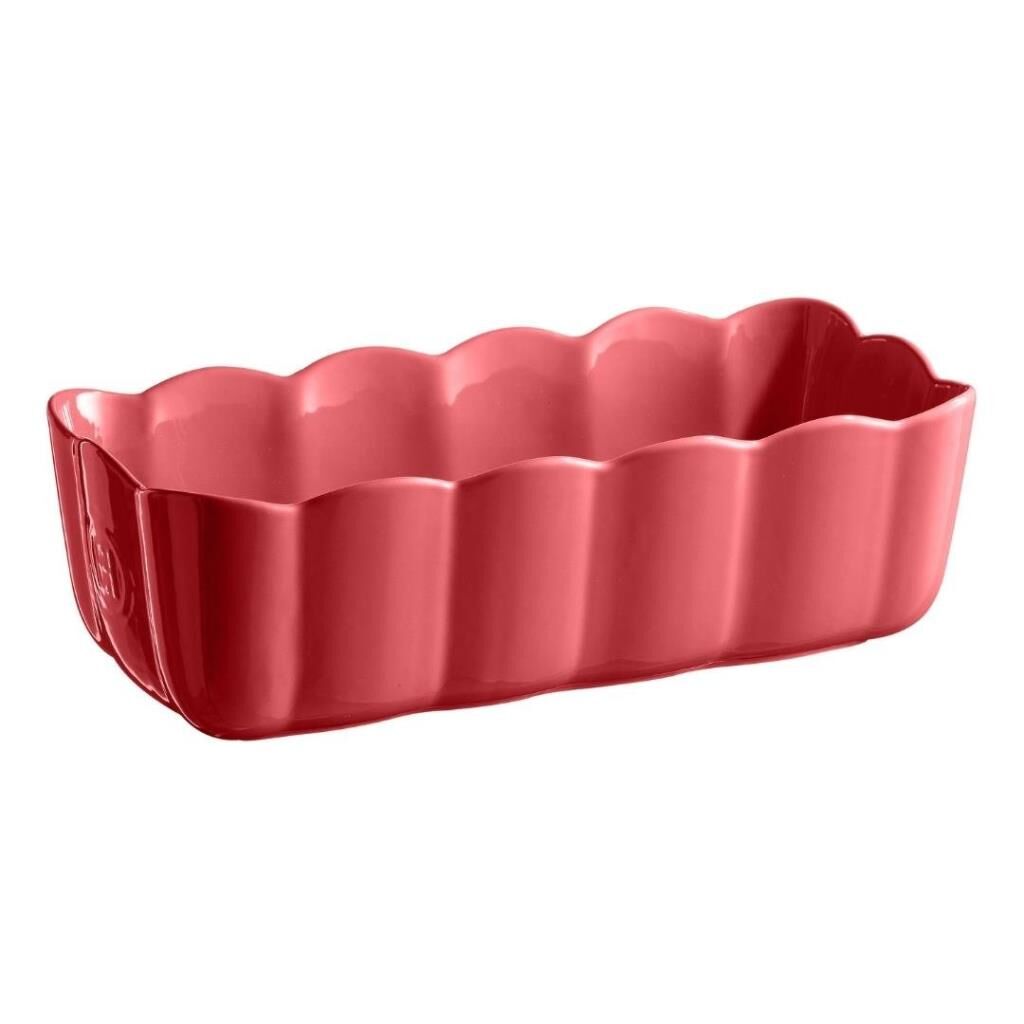 Emile Henry Madeleine Fırın Kabı Baton 9 x 13,5 x 29 cm Pembe