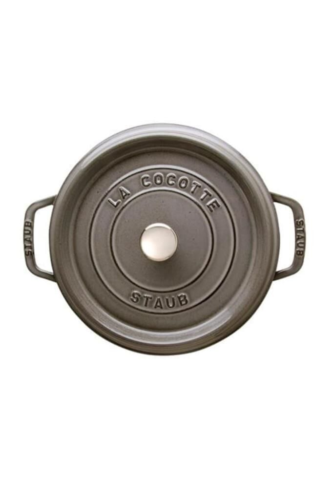 Staub La Cocotte Döküm Tencere | Grafit Gri | 24 Cm | 3,8 L | Yuvarlak