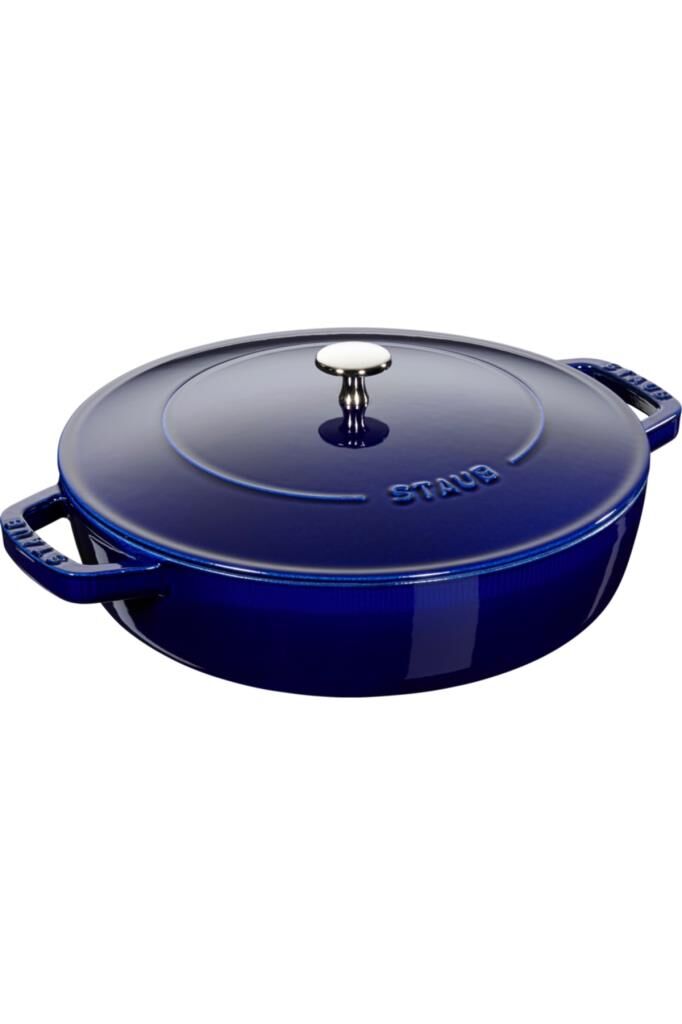 Staub La Cocotte Sote Tenceresi Chistera | Döküm Demir | 28 Cm | Koyu Mavi