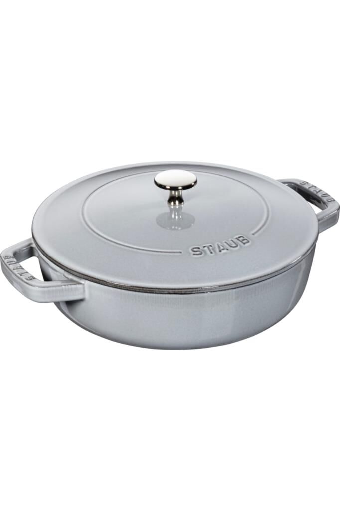 Staub La Cocotte Sote Tenceresi Chistera | Döküm Demir | 28 Cm | Grafit Gri