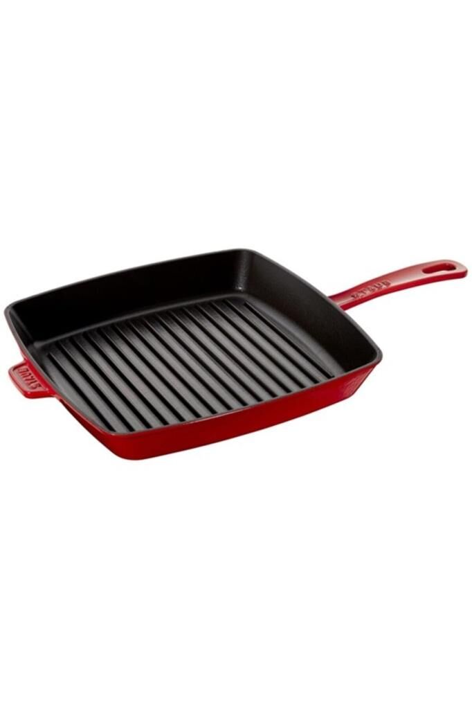 Staub Döküm Demir Amerikan Izgara Tava | Döküm Demir | 30 Cm | Kiraz