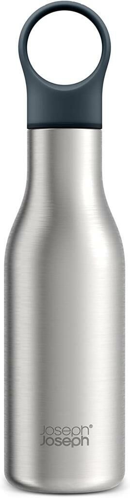 Joseph Joseph Loop™ Termos Şişe 500 Ml - Çelik Gri 81121