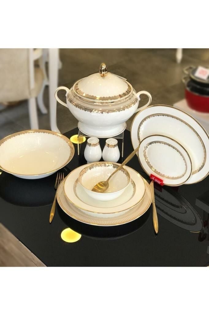 Evaliza Crown 60 Parça Yemek Takımı