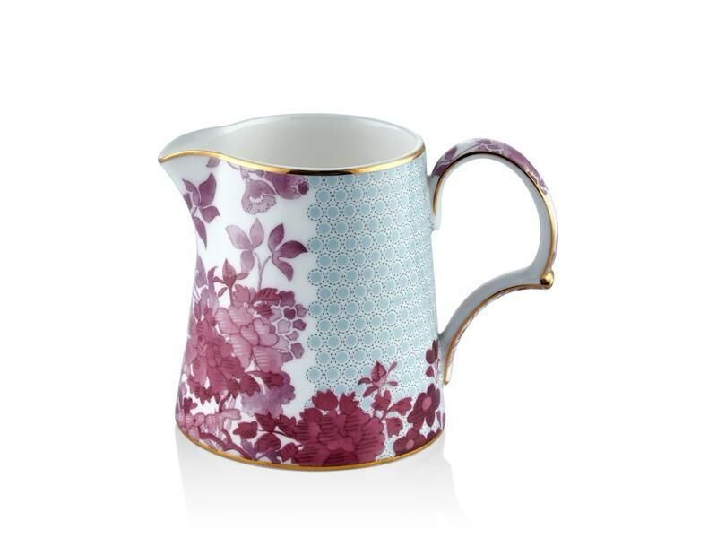 Tea Delight Regncy Damask Pembe Süt Sürahisi