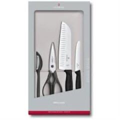 Victorinox 6.7133.4G Siyah Mutfak Seti, 4 Parça