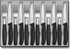 Victorinox 6.7233.12 Siyah Masa Seti, 12 Parça