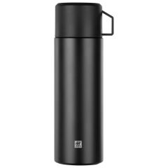 Zwilling Bardaklı Termos Matara, 1 L | Siyah