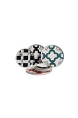 Lucky Art Lyxı 013 Elsa 24 Parça Bone Yemek Takımı