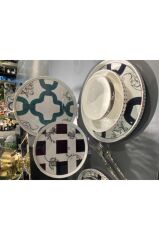 Lucky Art Lyxı 013 Elsa 24 Parça Bone Yemek Takımı