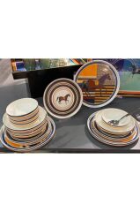 Lucky Art Lyxı 014 Miriam 24 Parça Bone Yemek Takımı