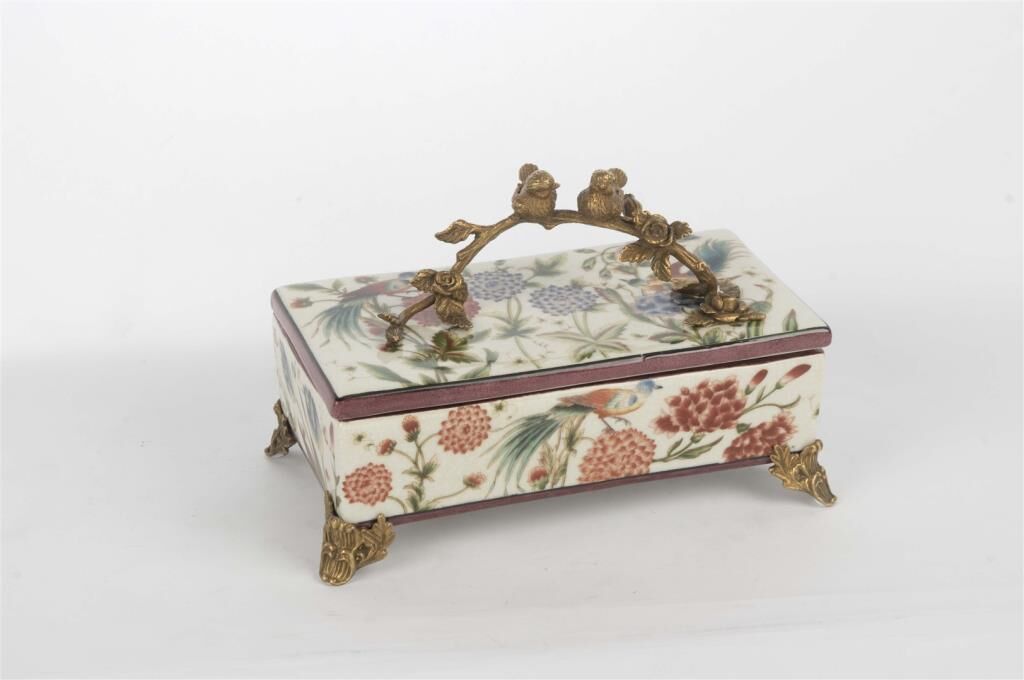 Mikasa Moor Kuş Desenli Takı Kutusu 19x12cm