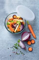 Pyrex Yuvarlak Kapaklı Saklama Kabı 0,6 L