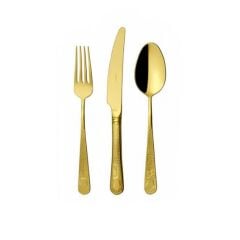 Herdmar Güell Tam Gold 87 Parça Çatal Kaşık Bıçak Takımı-12 Kişilik
