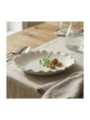 Lucky Art Lefora Porselen Yaprak Formlu 22 cm Servis Tabağı