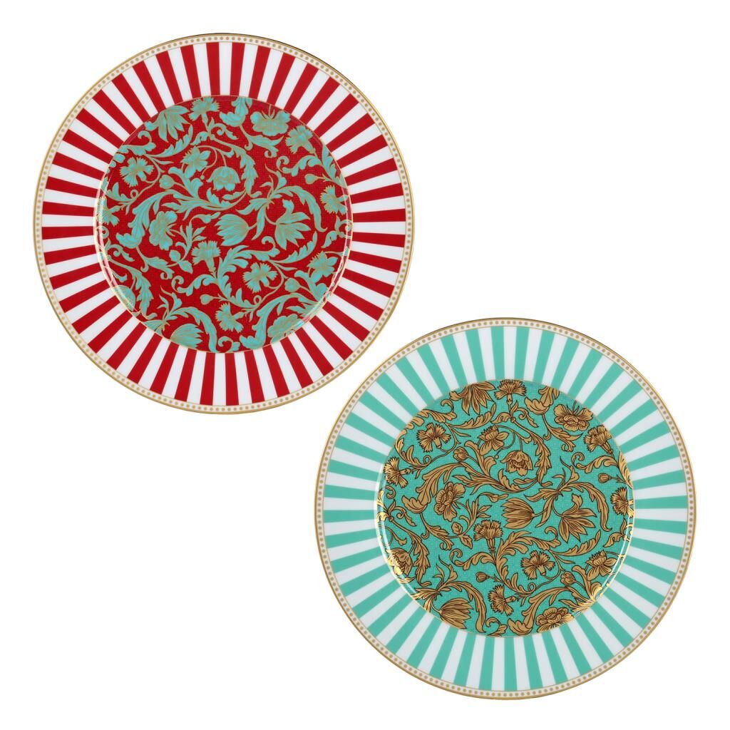 Lucky Art Zeflora Bone 27cm 2Li Tabak Seti