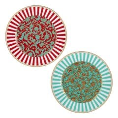 Lucky Art Zeflora Bone 27cm 2Li Tabak Seti