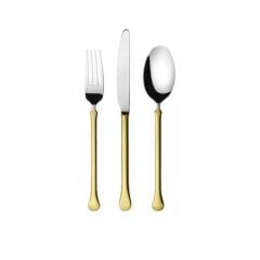 Herdmar Kıev Yarı Gold 87 Parça Çatal Kaşık Bıçak Takımı-12 Kişilik