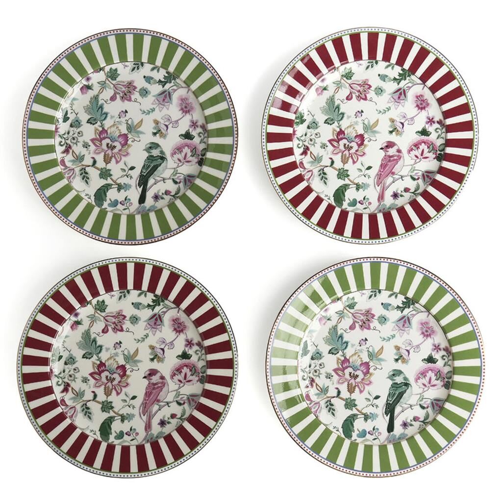 Lucky Art Madelıne Bone 27 Cm 4Lu Tabak Setı