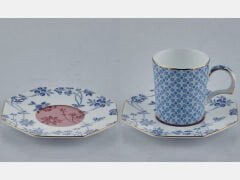 Tea Delight Regency Damask 2'li Kahve Fincanı ve Tabağı Seti