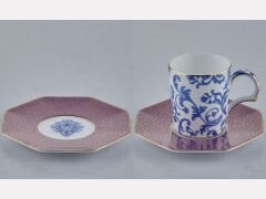 Tea Delight Blooming Barok 2'li Kahve Fincanı ve Tabağı Seti