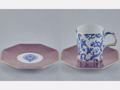 Tea Delight Blooming Barok 2'li Kahve Fincanı ve Tabağı Seti