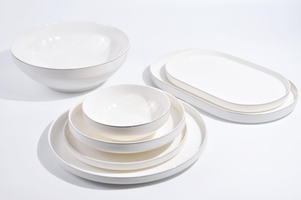 Mikasa Moor Gümüş Modern 27 Parça Yemek Takımı