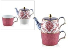 Tea Delight Blooming Baroque Demlik Set