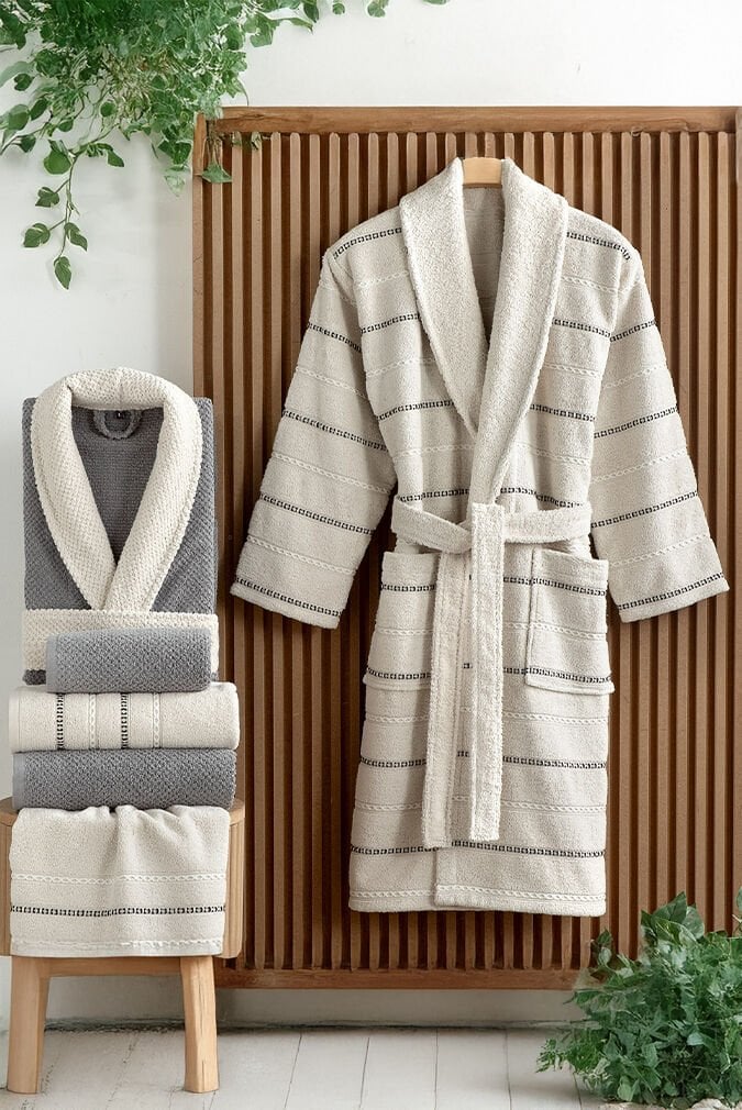 Sarev Mood Comfort Madrıd Aile Bornoz Setı