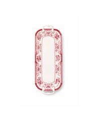 Evaliza Voila Kulplu Sunum Tabak Kırmızı 39cm