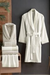 Sarev Mood Comfort Perry Aile Bornoz Setı