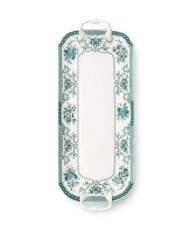 Evaliza Voila Kulplu Sunum Tabak Yeşil 44cm