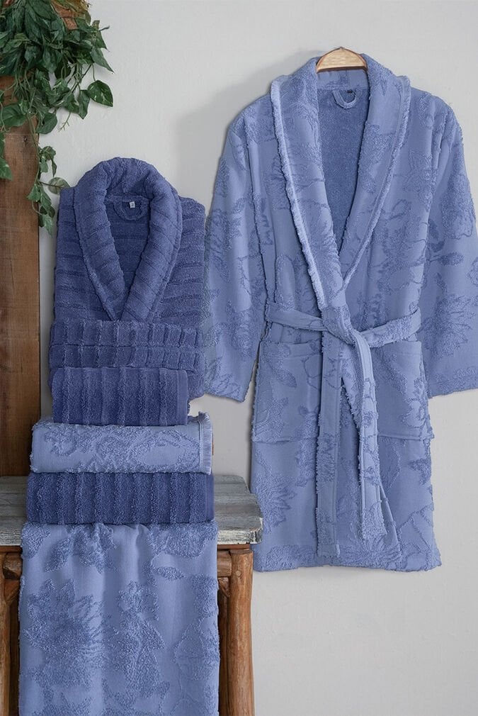 Sarev Mood Comfort Prado Aile Bornoz Setı