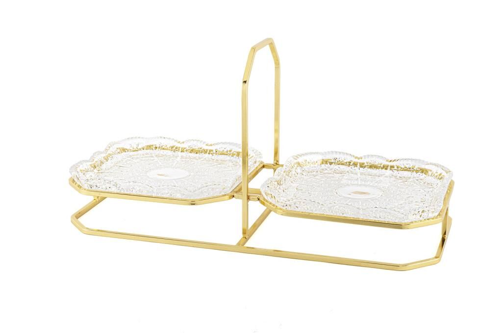 Mikasa Moor Gold Cam 2li Sunumluk 18x37x19cm