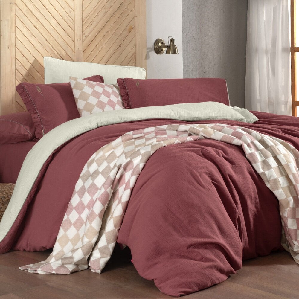 Sarev Mood Comfort Kenyon Tek Kişilik Pembe Nevresim Takımı