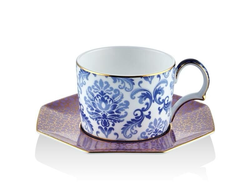 Tea Delight Blooming Baroque 6'Lı Çay Fincan Seti