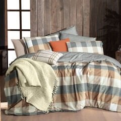 Sarev Verdon Çift Kişilik %100 Pamuk Çift Taraflı Nevresim Takımı