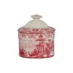 Lucky Art Florantine Kavanoz Küçük Kırmızı 15cm  600ml