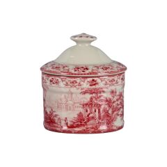 Lucky Art Florantine Kavanoz Küçük Kırmızı 15cm  600ml